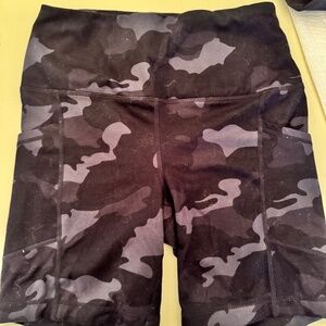 Women's Camo Biker Shorts